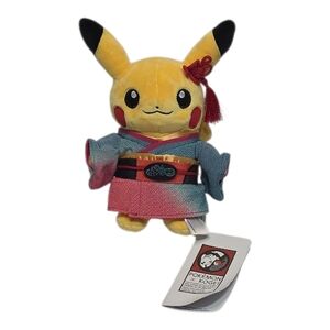 Pokemon Center x Kogei Craft Exhibition Kimono Pikachu Plush‎